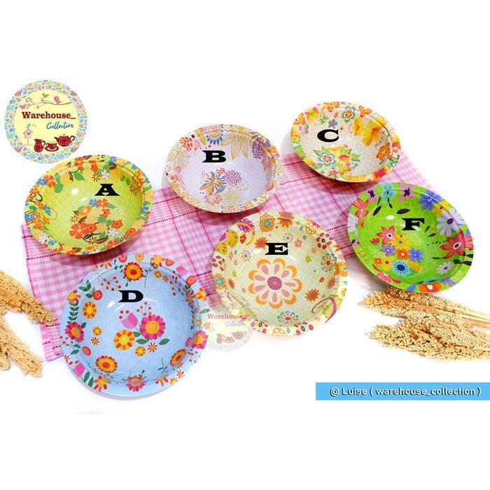 Waskom/Mangkok Seng Full Print 18Cm/20Cm/22Cm /Kobokan Seng/Waskom Enamel Dec Print