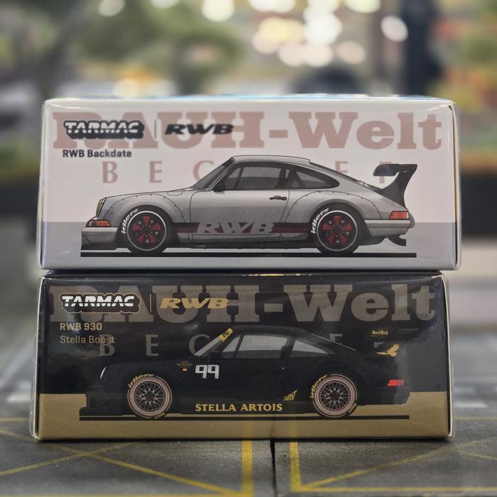 Tarmac Works 1/64 Taiwan Exclusive Rwb Backdate White Dan Rwb 930 Stella Boost