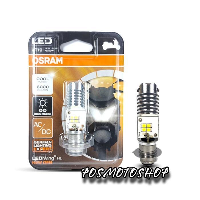 BOHLAM LAMPU DEPAN LED AC DC MOTOR BEBEK MATIC BEAT SUPRA X VARIO 125 FI PUTIH SUPER PALING TERANG O