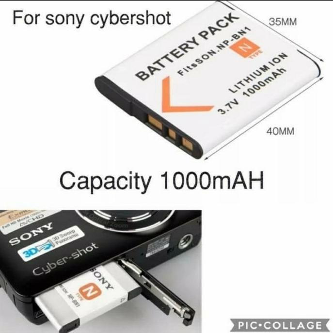 baterai kamera sony cybershot np-bn1 good quality