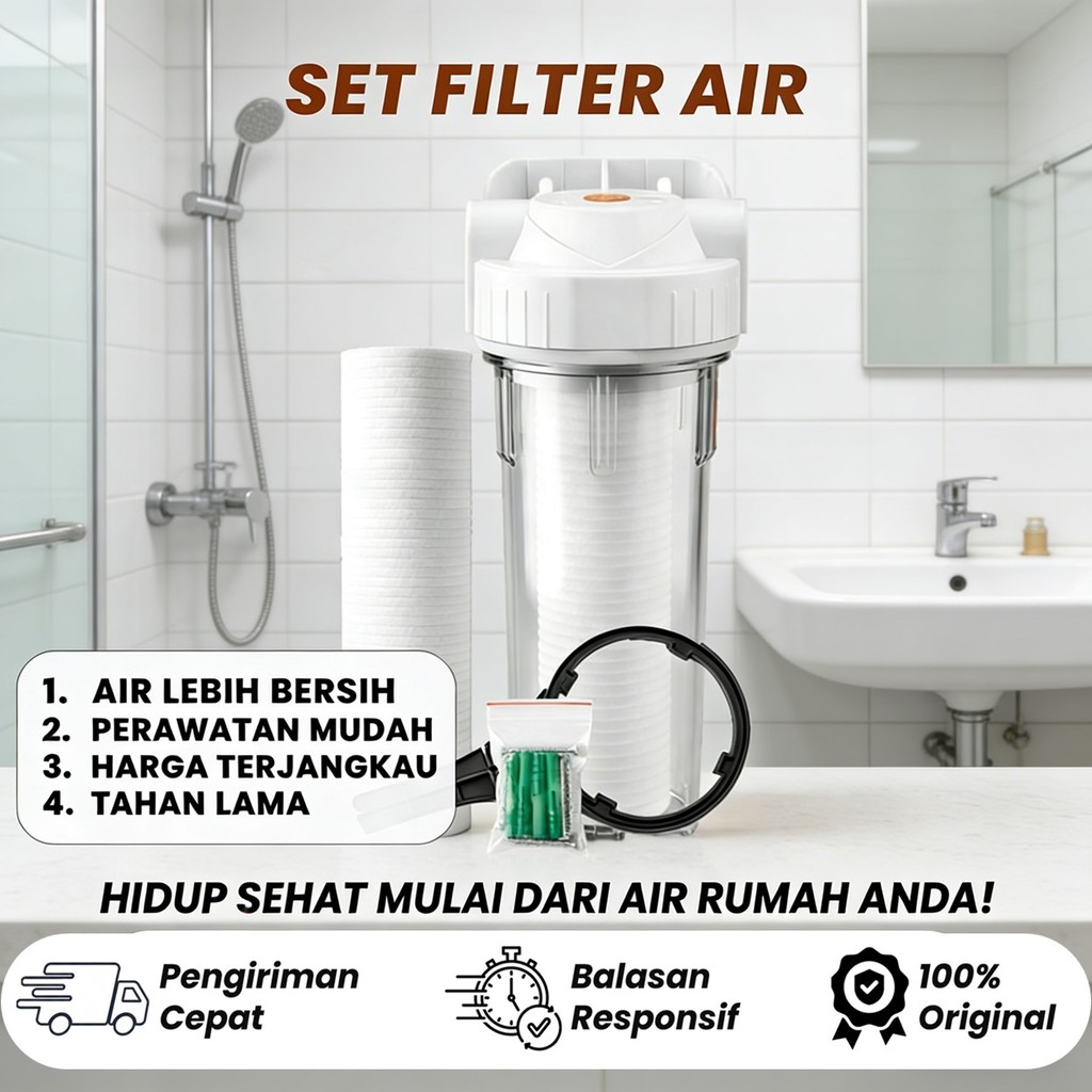 HOUSING FILTER AIR  10" + Filter PPF 5 Micron- PPF