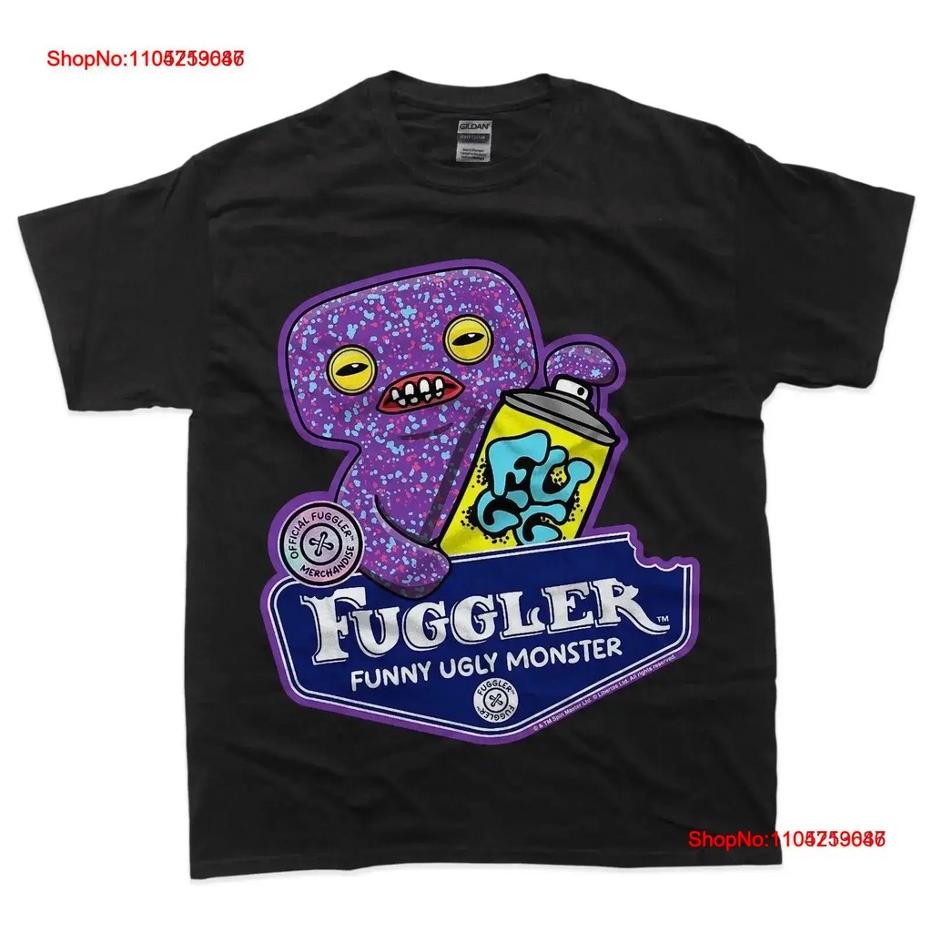 Fuggler Funny Ugly Monsters Squidge T Shirt vintage Washed Top For Everyday Wear Versatile fashion