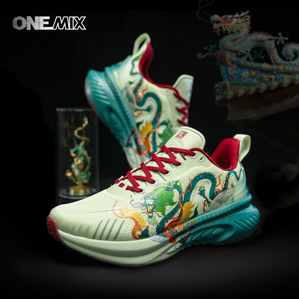 Onemix Original Designers Chinese Style Running Shoes For Men Luxury Women Shoes Breathable Sports