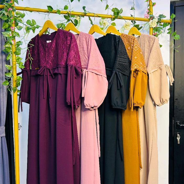 Sabrina Dress Anak Remaja Anti Uv/Gamis Sabrina Terbaru Remaja Terpercaya