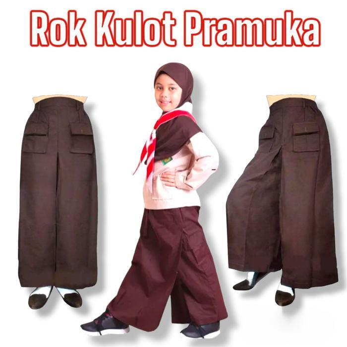 Rok Kulot Panjang Pramuka SD Umur 6 - 14 thn/Rok ( Celana ) Kulot Pramuka Panjang/Rok Pramuka