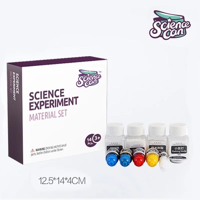 Science Can Experiment Material Mainan Edukasi Warna Montessori Anak