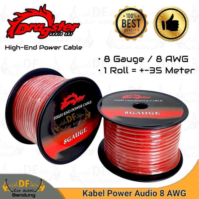 Kabel Power 8 Awg Dragster / Kabel Power Audio Mobil 8 Awg Dragster / Kabel Strum Audio Mobil 8 Awg