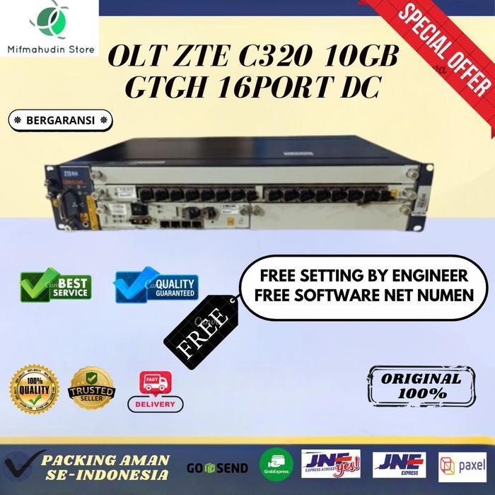 OLT ZTE C320 10GB GTGH 16PORT DC