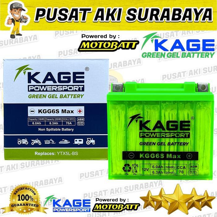 PUSAT AKI SURABAYA AKI KERING TERBAIK MOTOBATT MTZ6S MOTOBATT GEL AKI VARIO LED 150 CBR 150 YTZ6V