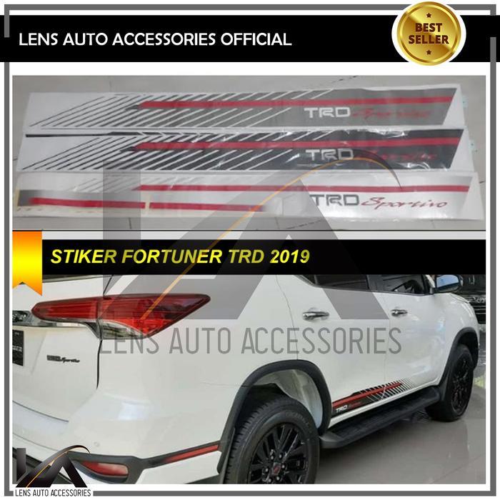Stiker Fortuner trd 2019