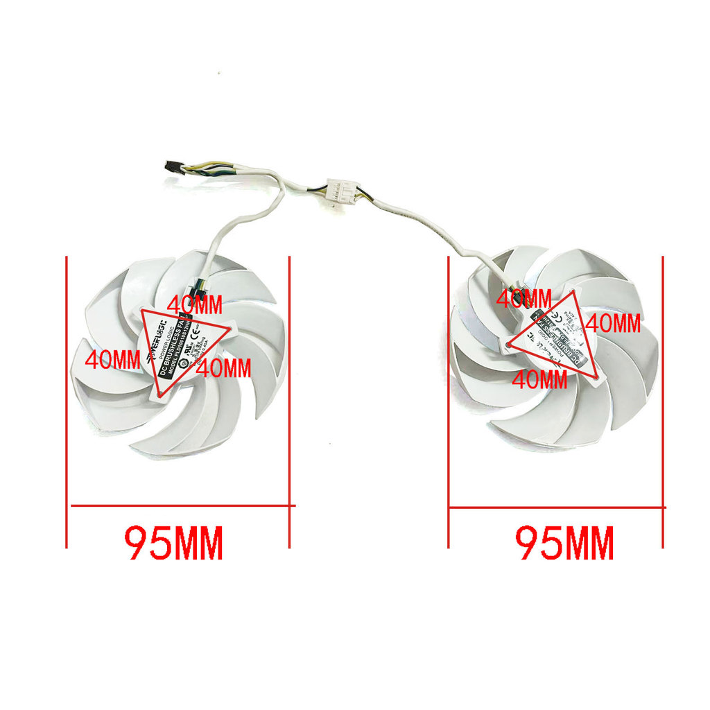 New PLD10010S12HH 4PIN 95MM RTX 4070 GPU Fan for MSI GeForce RTX 4070 4070TI 4070 SUPER 12G VENTUS