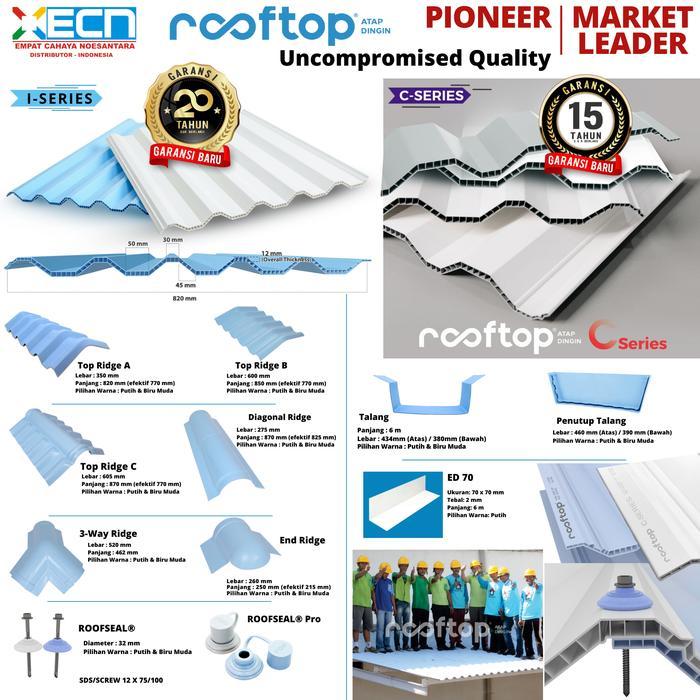 "New" ATAP DINGIN uPVC ROOFTOP - DOUBLE LAYER