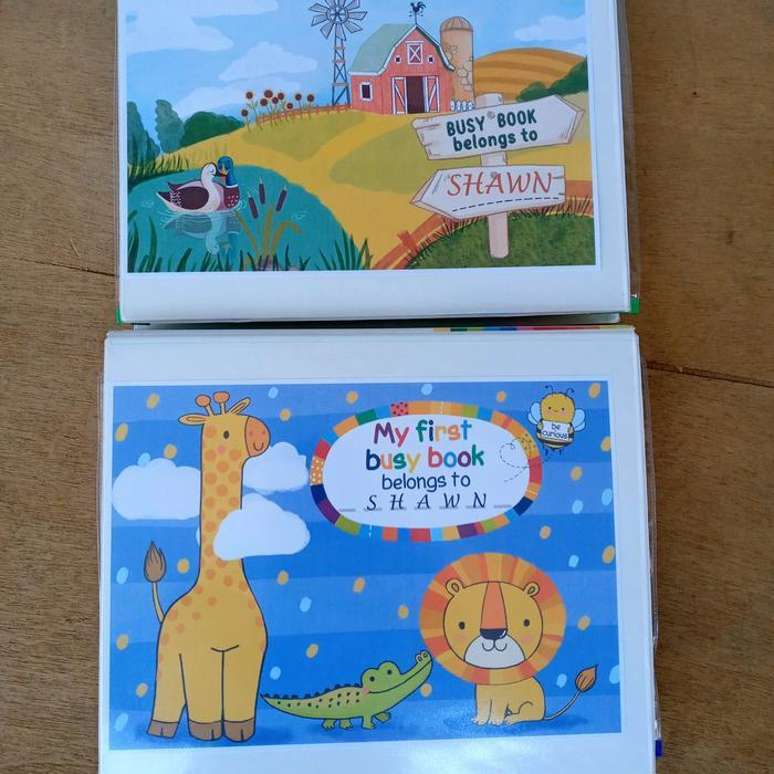 Busy book binder activity book anak mainan edukasi buku aktivitas anak