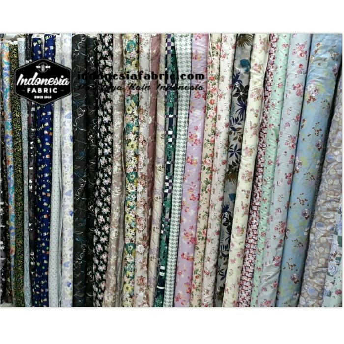 [Toko Kain Grosir] Kain Gamis Mukena Kain Katun Jepang Tokai (roll)