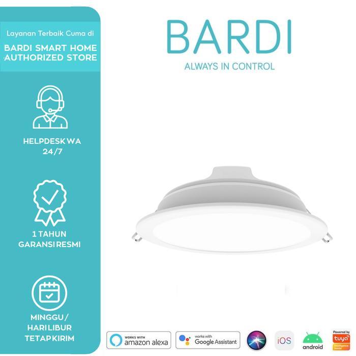 BARDI Lampu 8W / 14W Downlight Beacon Panel Smart Light Bluetooth