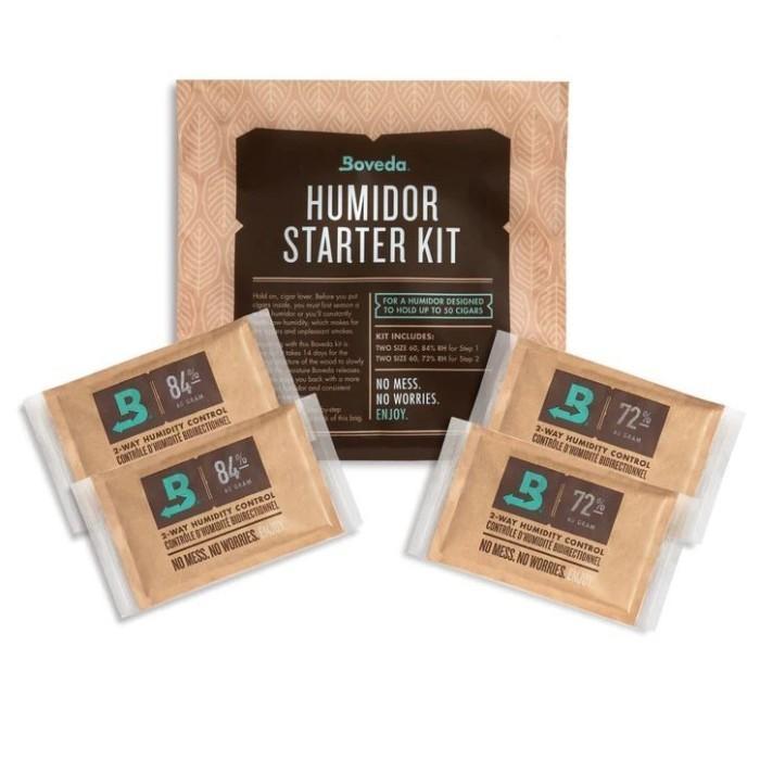 Boveda Humidor Starter Kit for Seasoning 50ct Humidor - Humidity Control
