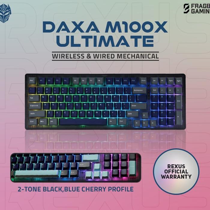 Rexus Daxa M100X Ultimate Keyboard Gaming Mechanical DaxaM100X