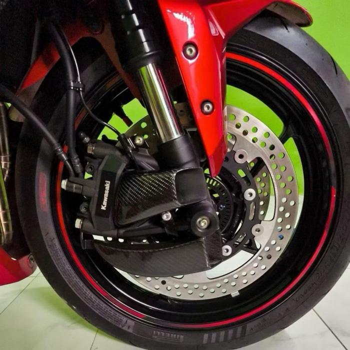 AIR SCOOP AIR DUCT KALIPER PENDINGIN KALIPER DISC BRAKE NINJA ZX25R ZX25RR ZX4RR ZX636 MOGE