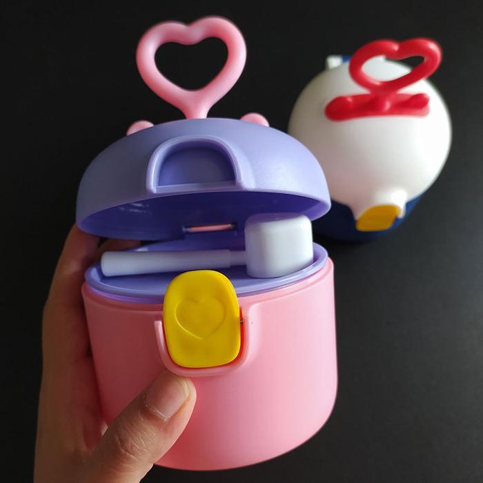 Tempat Susu Bubuk Formula Kotak Penyimpanan Susu Bubuk Bayi Travelling Balita