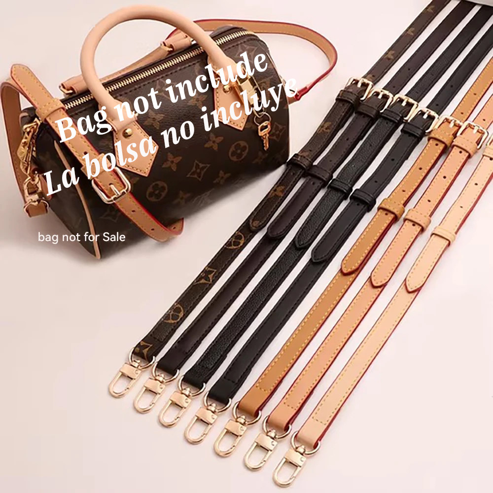 Replacement Synthetic Leather Bag Straps for LV Speedy 20 25 30 Shoulder Straps Ajustable Crossbody