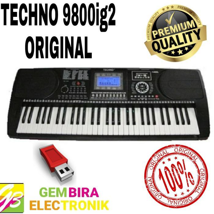 Keyboard Piano Techno 9800 i G2 keyboard techno murah t9800