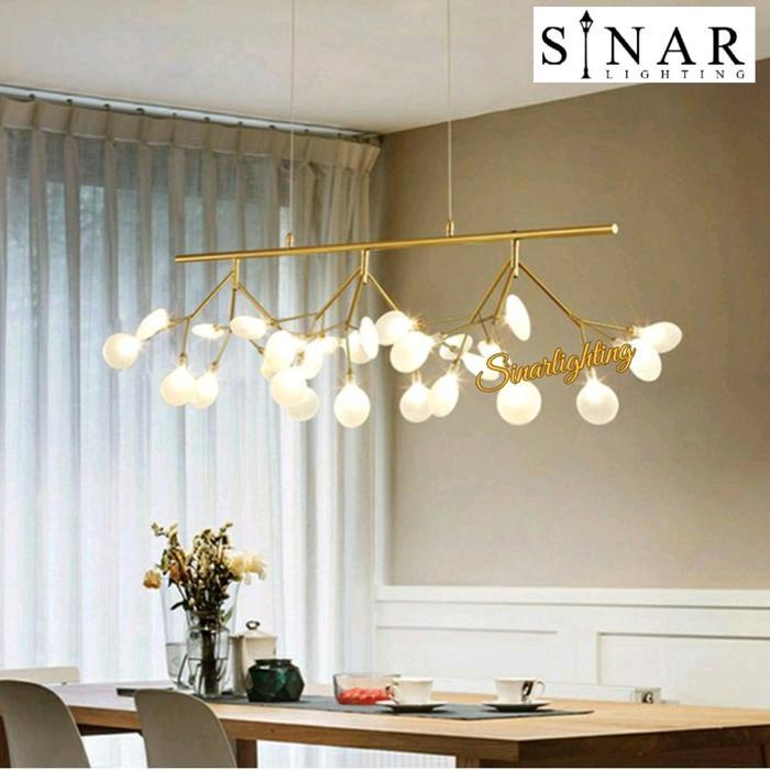 Lampu gantung meja makan Gold Firefly 6005