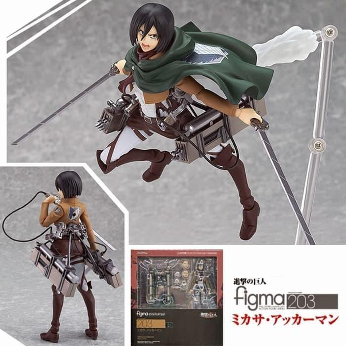 Best Seller Figma Mikasa Attack On Titan Action Figure Original