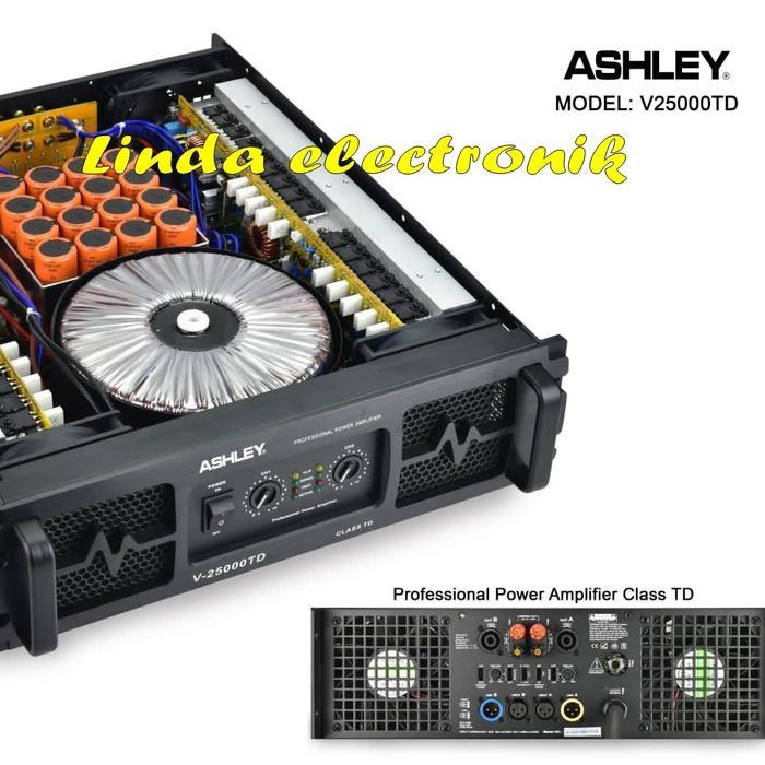 POWER AMPLIFIER ASHLEY V 25000 TD/ POWER AMPLIFIER ASHLEY V25000TD CLASS TD