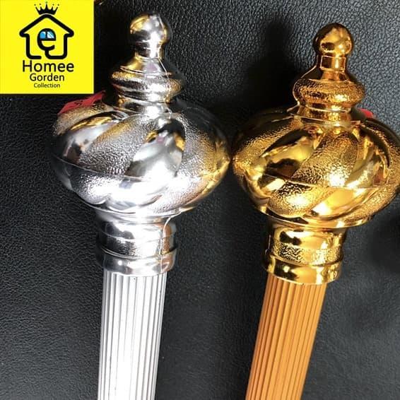 Rel gorden garis / tiang gorden / rel hordeng / rel rollet/ polos