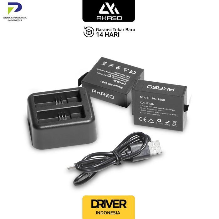 AKASO Battery Kit For Akaso Action Camera