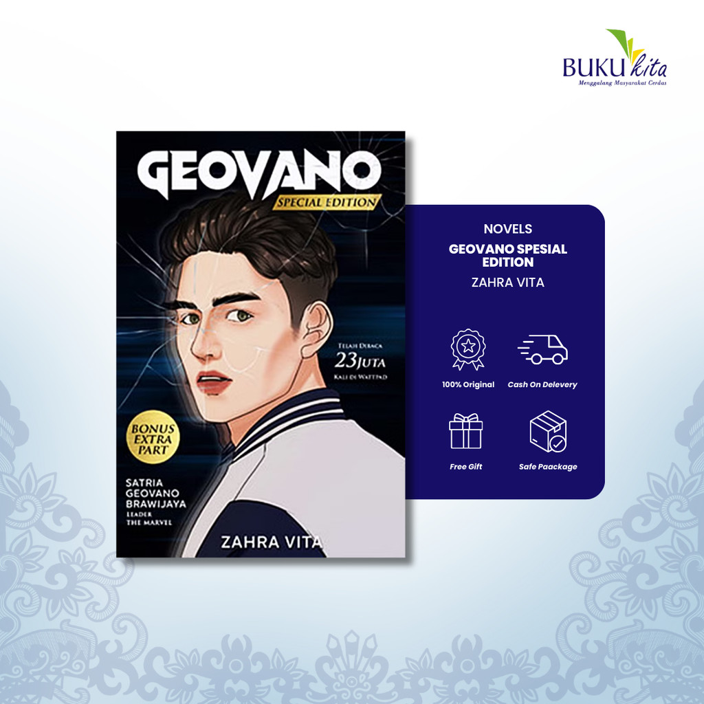BukuKita Store | Novel - Geovano Spesial Edition by Zahra Vita