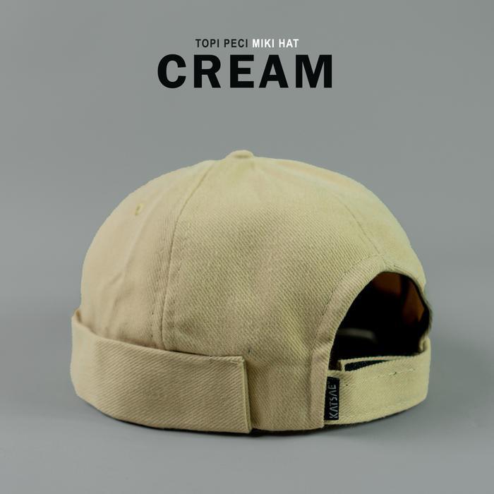 Best Seller Katsae - Peci Miki Hat / Topi Peci / Peci Hitam Peci Putih Polos Kopiah Dewasa Katun