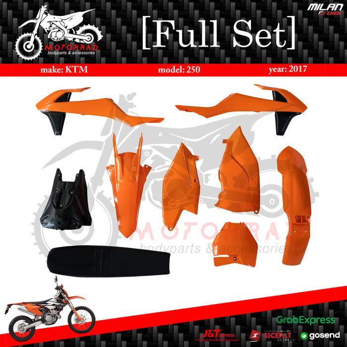 BODY FULL SET KOMPLIT KTM 250 TAHUN 2017 - Pnp klx putih
