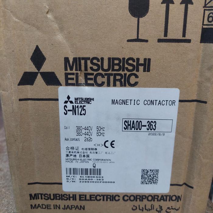 Kontaktor Sn-125 S-N125 Mitsubishi 380V 380-440V Original