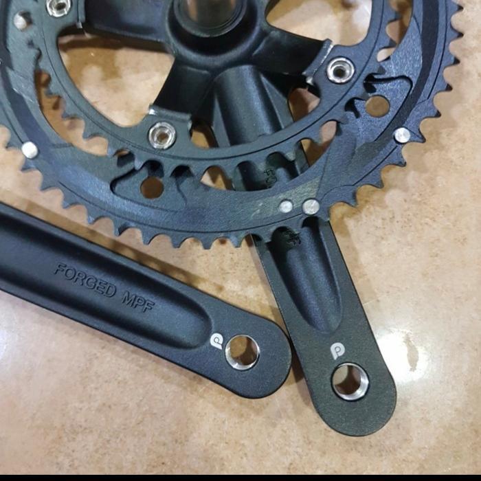 Crank Set Double Chainring Litepro Double 53/39T Arm 170mm Gratis Ongkir