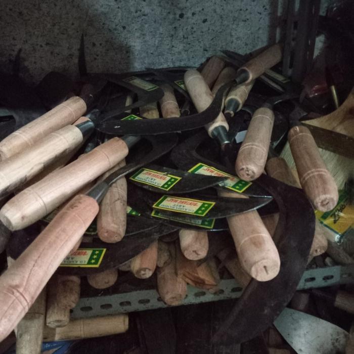 "New" Arit Sabit Bintang Mas Pembersih Rumput Sabit arit babak semak dan ranting kecil