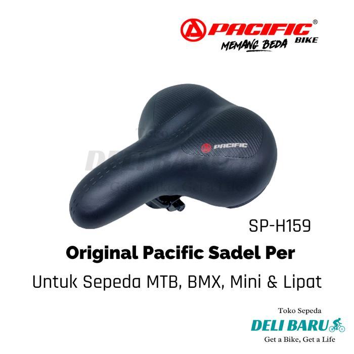 Pacific Sadel Per Lebar Jok Sepeda Mini Mtb Lipat Onthel