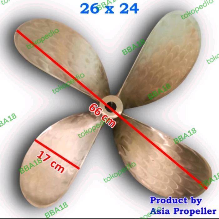 KIPAS KAPAL / BALING-BALING KAPAL / PROPELLER ASIA PROPELLER 4D 26X24