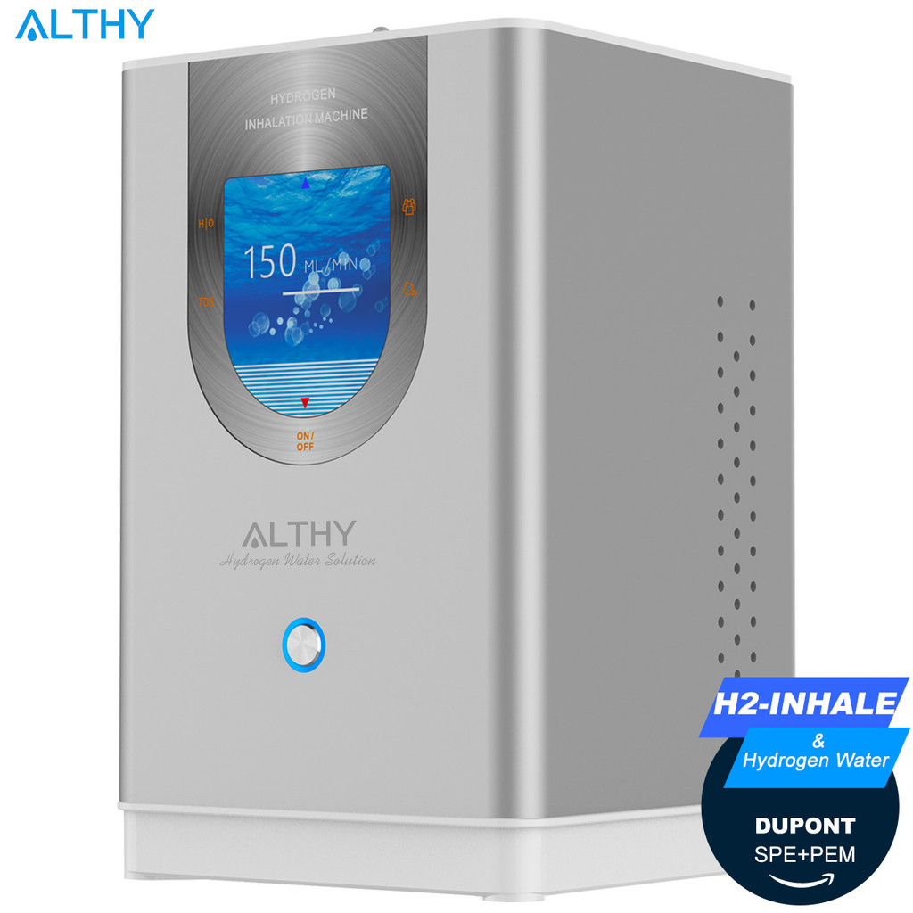 Mesin Inhalasi Hidrogen ALTHY & Generator Air Hidrogen 99.99% Kemurnian Tinggi Kebisingan Rendah Inh