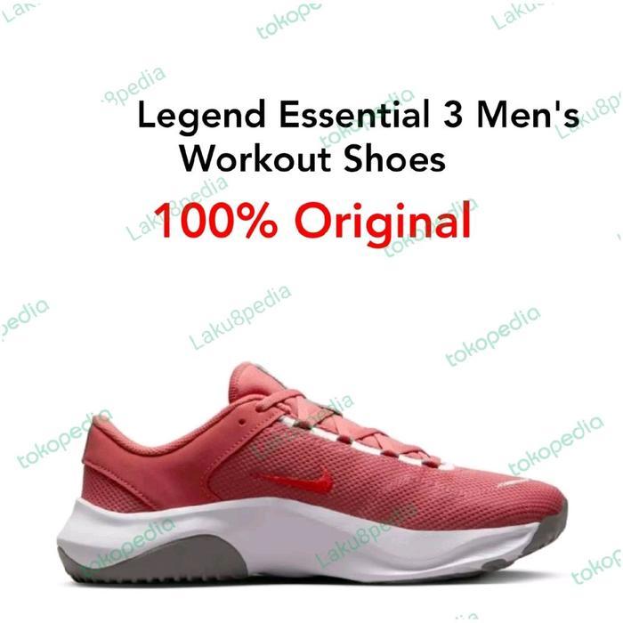 Original Nike Sepatu Legend Essential 3 Men Workout Shoes Dm1120-601