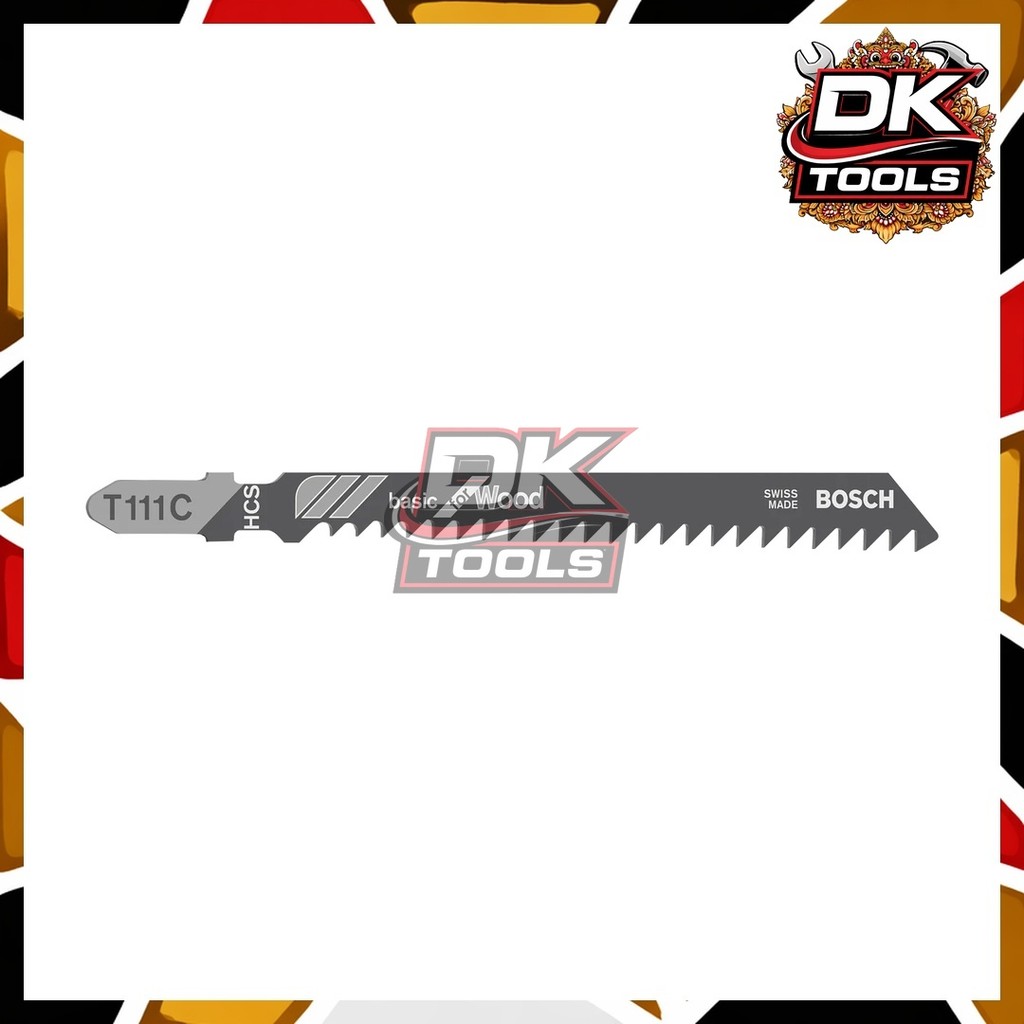 Bosch T111c mata gergaji kayu jigsaw - Jigsaw blade for wood bosch T111C - mata gergaji jigsaw
