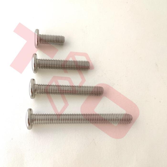 "New" Baut JCBC M8x60 Stainless - Baut Knockdown M8 x60 SS - Baut 8mm