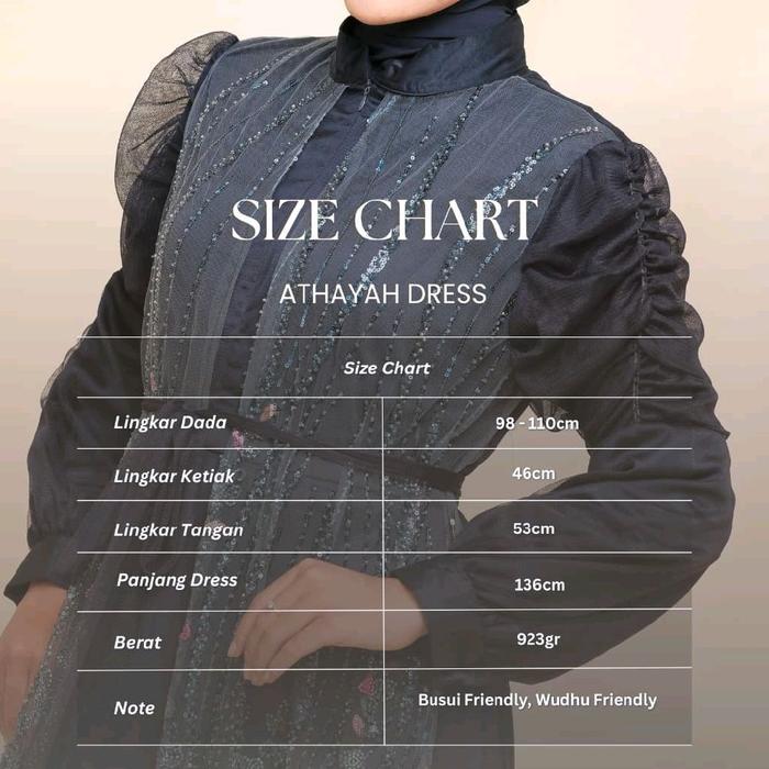 Athayah Raya Series Dress Hijab Muslim Kondaagan Nafa Collection Terbaru 