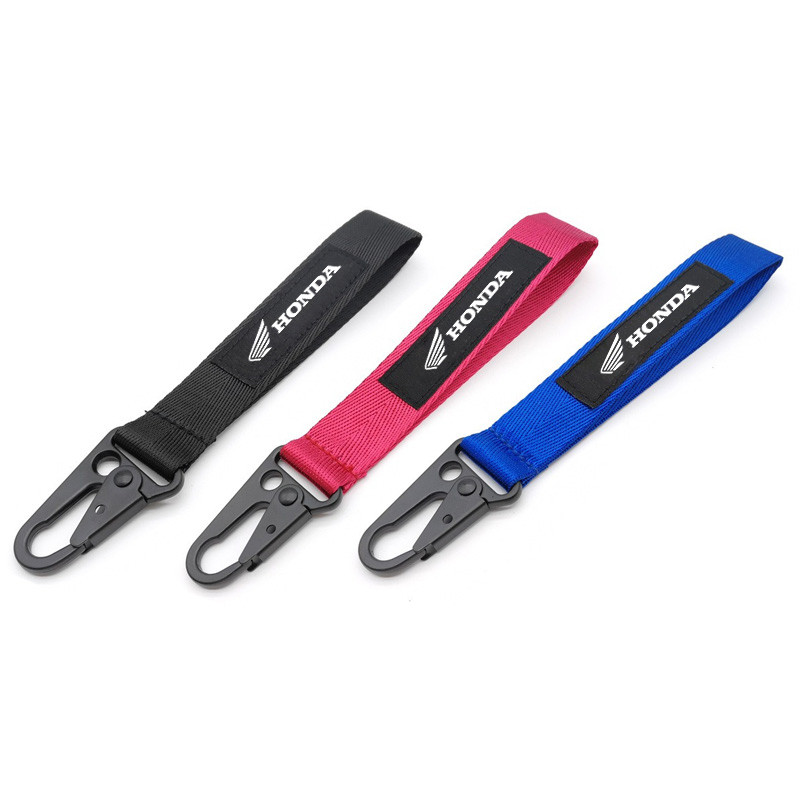 1pc Car KeyRing Ribbon Lanyard KeyChain Key Holder Auto Accessories For Honda CB CB400 CB650F CBF