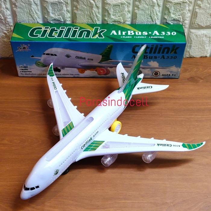 MAINAN PESAWAT TERBANG CITILINK LIGHT SOUND - MAINAN ANAK