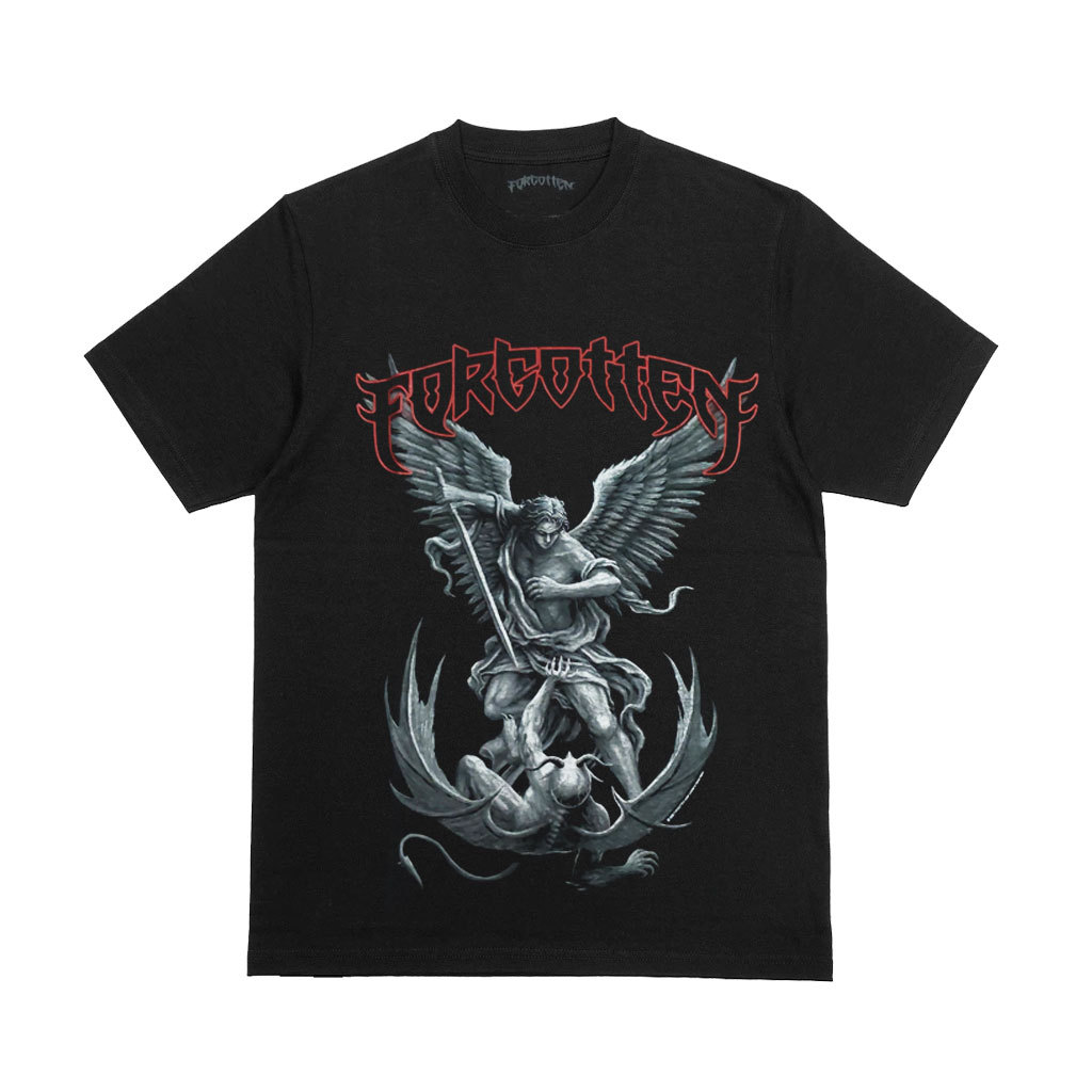 T-SHIRT - FORGOTTEN - KEGELAPAN ITU BERNYAWA SAVIOR KAOS BAND DEATH METAL ORIGINAL