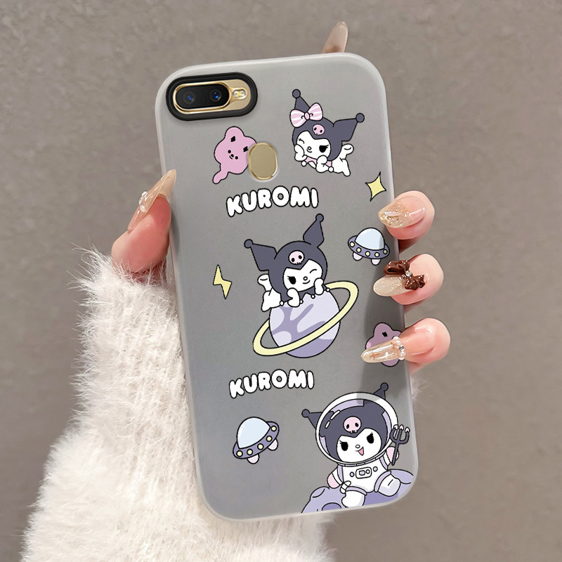 Casing Hp Untuk OPPO A7 OPPO A5s OPPO A12 OPPO A12S A11k Case Casing Pola Kelinci Luar Angkasa Cesin