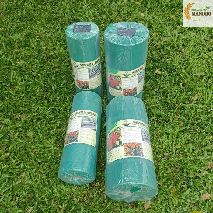 PLASTIK MULSA HITAM PERAK LEBAR 100 CM