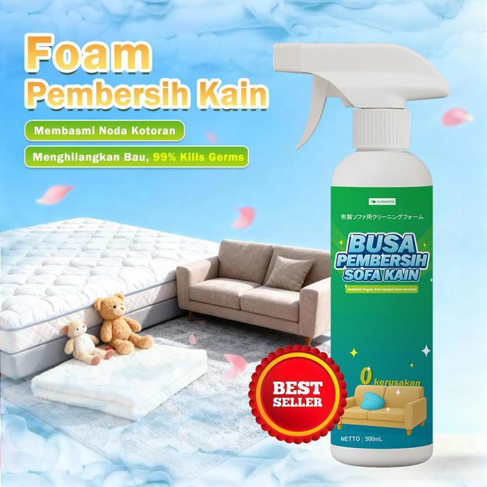 FLASHOME Instan Stain Remover Spray Hambat Jamur All Purpose Cleaner Busa Pembersih Kain, Tingkat