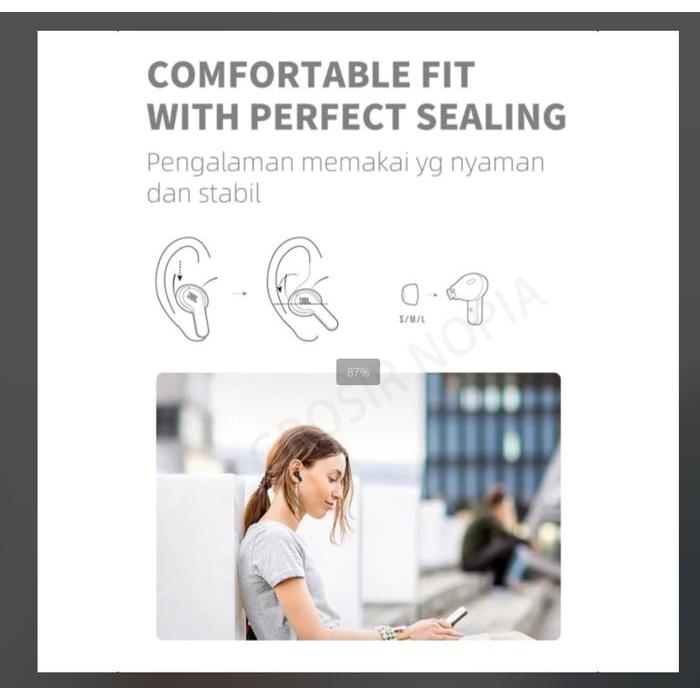 100% ORIGINAL JBL WAVE 200 TWS SPORT TRUE WIRELESS BLUETOOTH EARBUDS HEADSET WIRELESS IN-EAR NOISE